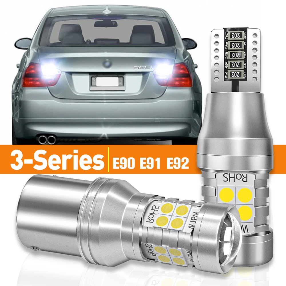 

2pcs LED Reverse Light For BMW 3 Series E90 E91 E92 2005 2006 2007 2008 2009 2010 2011 2012 2013 Accessories Canbus Lamp