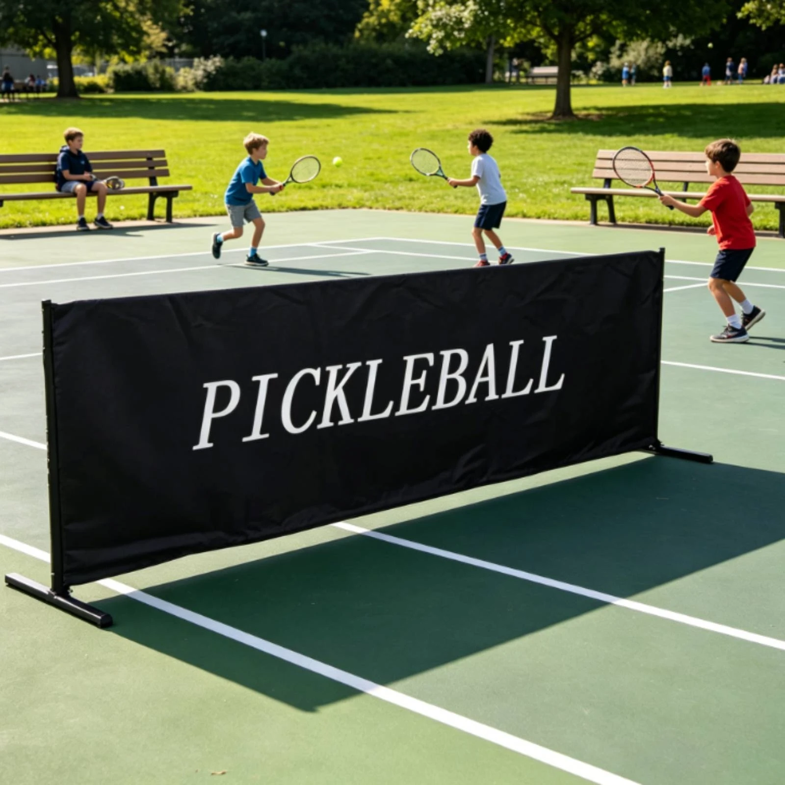 pickleball-court-barrier-portable-pickleball-barrier-with-steel-frame-foldable-lightweight-for-sports-clubs-outdoor-courts
