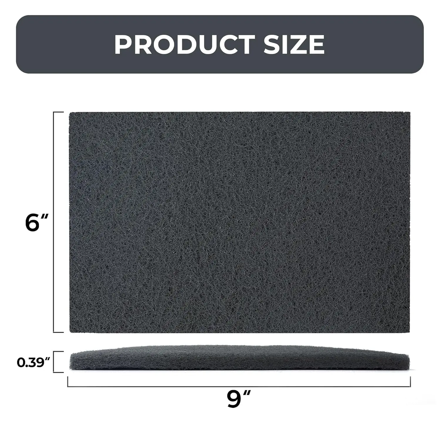 Imagem -02 - Multipurpose Scrub Pad Esfregando Esfregando Lixar Primer de Pintura Prep Adesão Scrub Pad 800grit Molhado e Seco Lixar em x em 10 Pcs