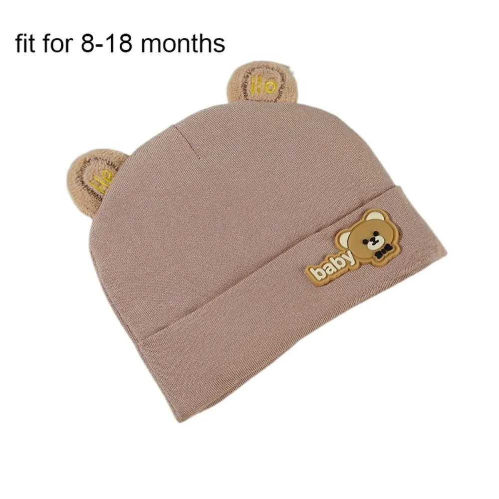 

Fashion Thickened Warm Hats Winter Warm Soft Cotton Newborn Pullover Hat Cartoon Beanie Autumn Winter