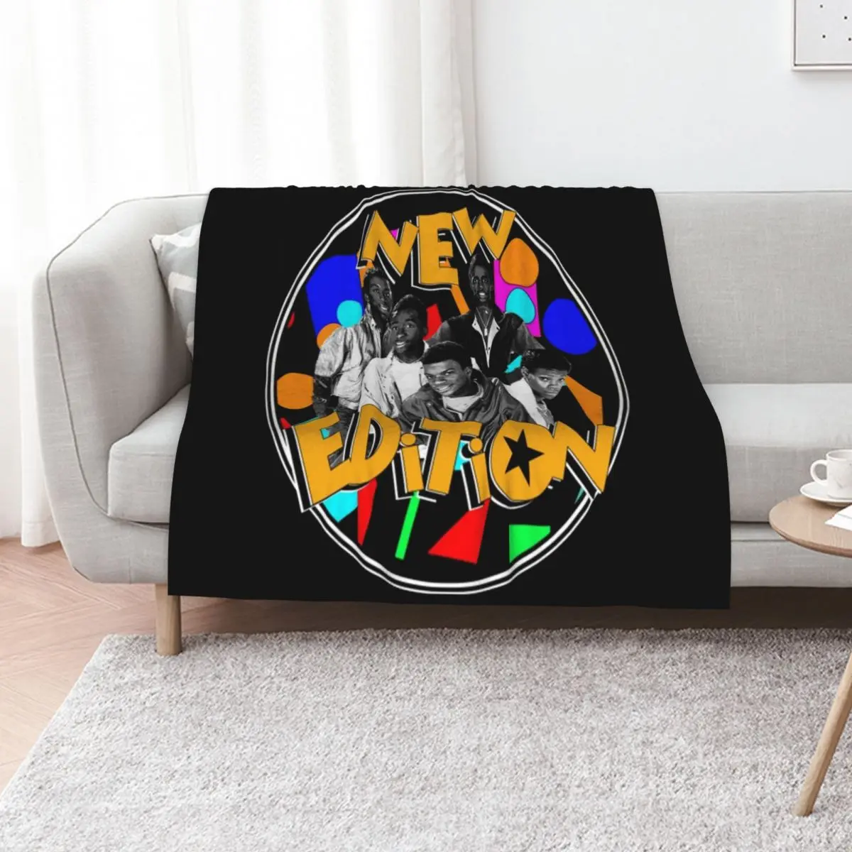 

new edition shirt Throw Blanket Flannels Plush Flannel Fabric Decorative Beds Blankets