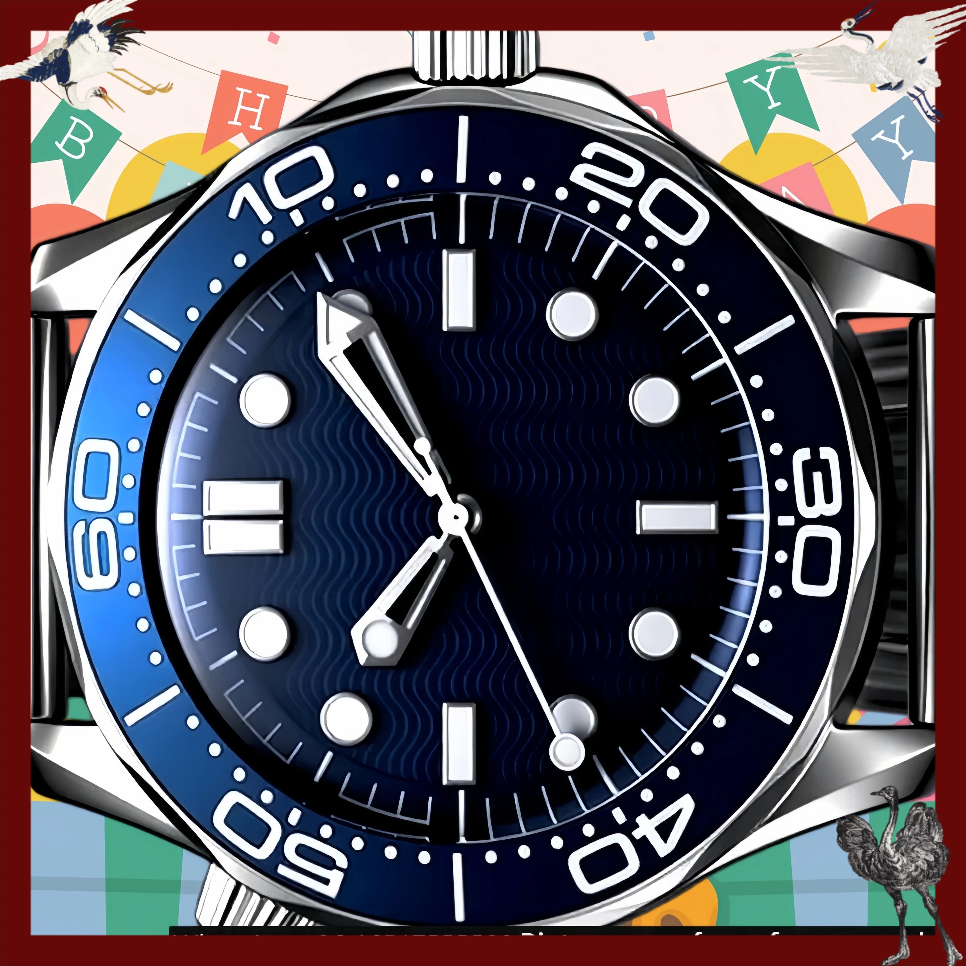 Customized Watches 40mm Men's Automatic 904L Stainless Steel Luxury Watch