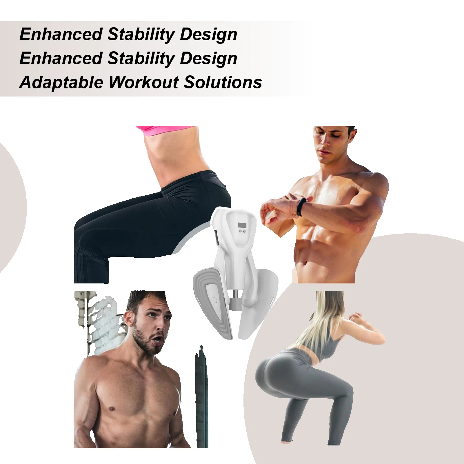 

Тренажер для мышц тазового дна с цифровым дисплеем, эргономичный тренажер для внутренней части бедра для упражнений на руки, упражнения для ягодиц, подруги, жены