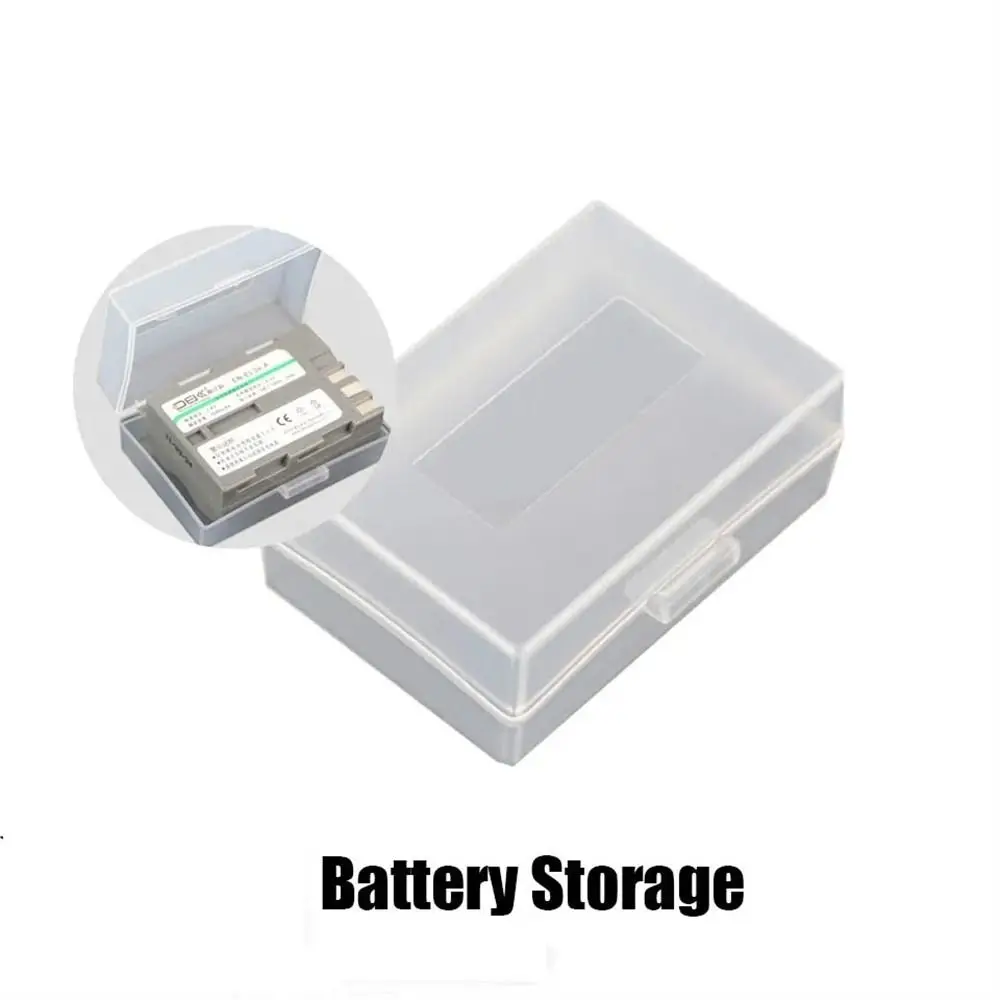 2Pcs SD Memory Card Camera Battery Storage Box Scratch-proof TF Card Holder For Canon Battery Case Plastic Box Moisture-proof