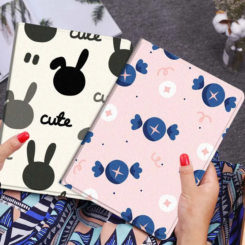 

Cartoon Blueberry Sweet Pattern Tablet Case For Lenovo Xiaoxin Legion Pad Tab Pro GT Y700 Gen4 2 11 P11 M10 K10 3rd Plus Gen