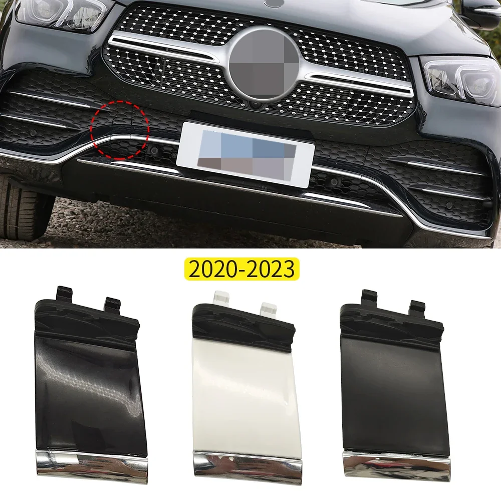 

Car Front Bumper Tow Hook Cover Cap Accessory Black For Mercedes Benz GLE Class W167 2020-2023 GLE320 GLE350 GLE450 1678853608