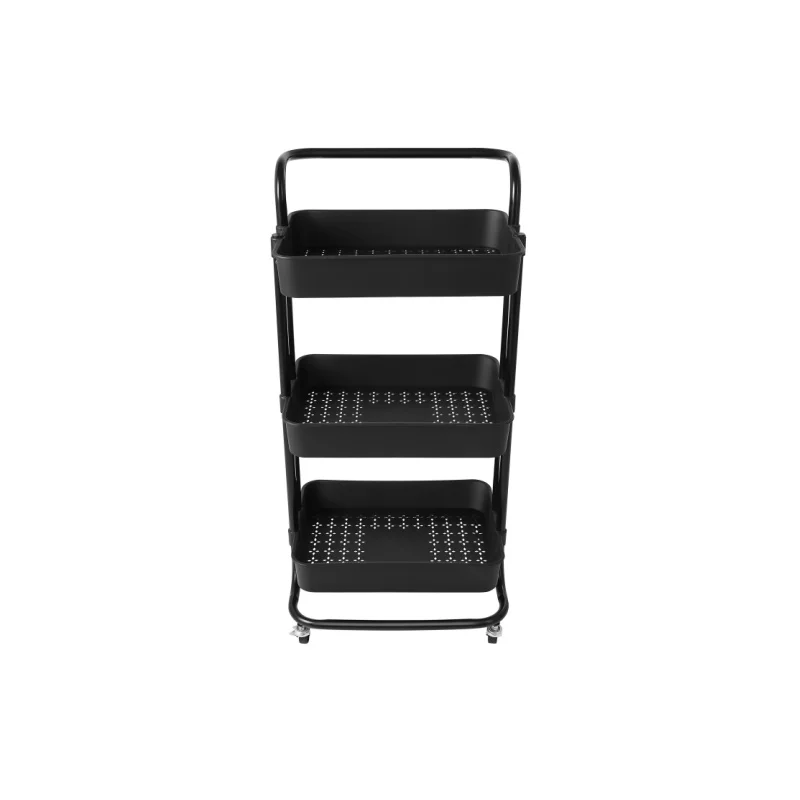 Salon Trolley,Modern Metal Salon Trolley With Durable Construction Easy Moving 4-Wheel Design For Salon Furniture
