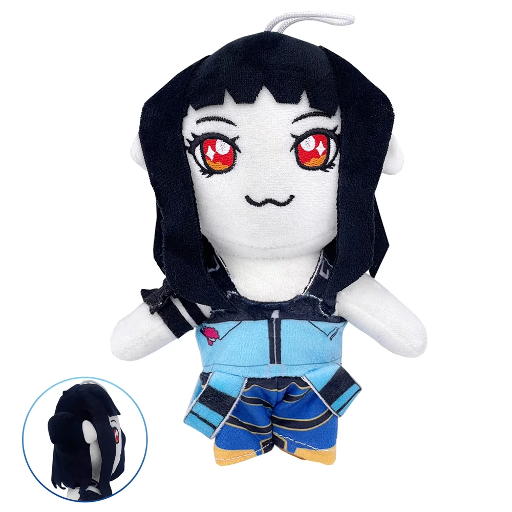 hot New hot Anime Hunters Plush Cute Purple Tiger Black Hat Magpie With 3 Eyes Monster Hunt Girl Group Stuffed For Fans Gifts - view 6