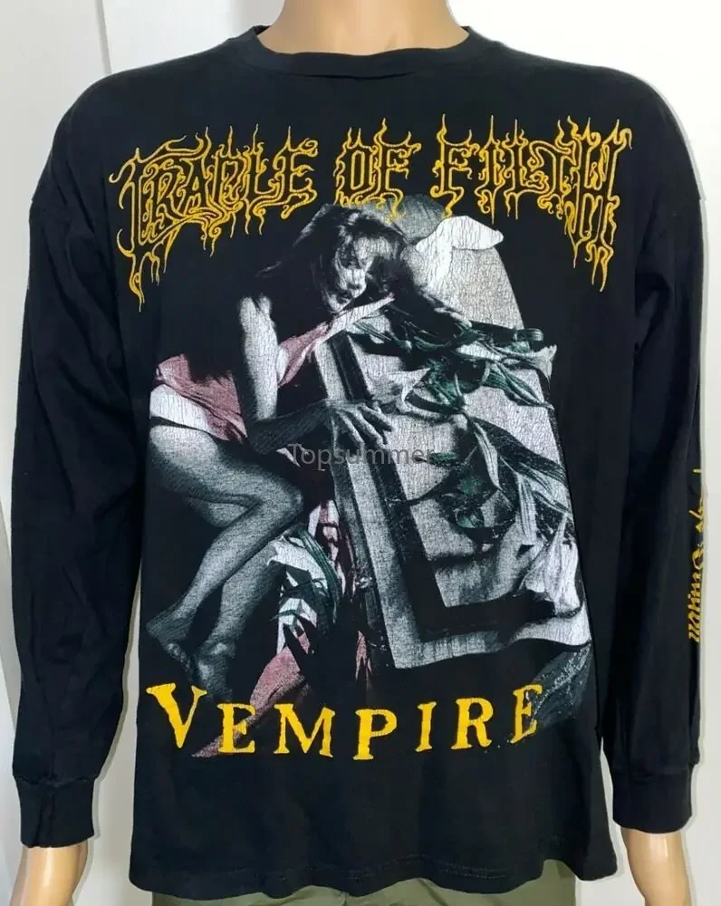 Cradle Of Filth 1996 Vempire Rare Vintage Ls Shirt