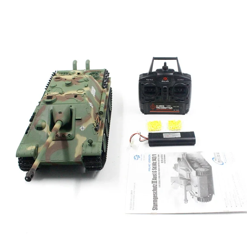 Niszczyciel czołgów 116 Henglong 3869 gepard model RC metalowy czołg konkurencyjny zdalnie sterowany elektryczny model symulacyjny dymu