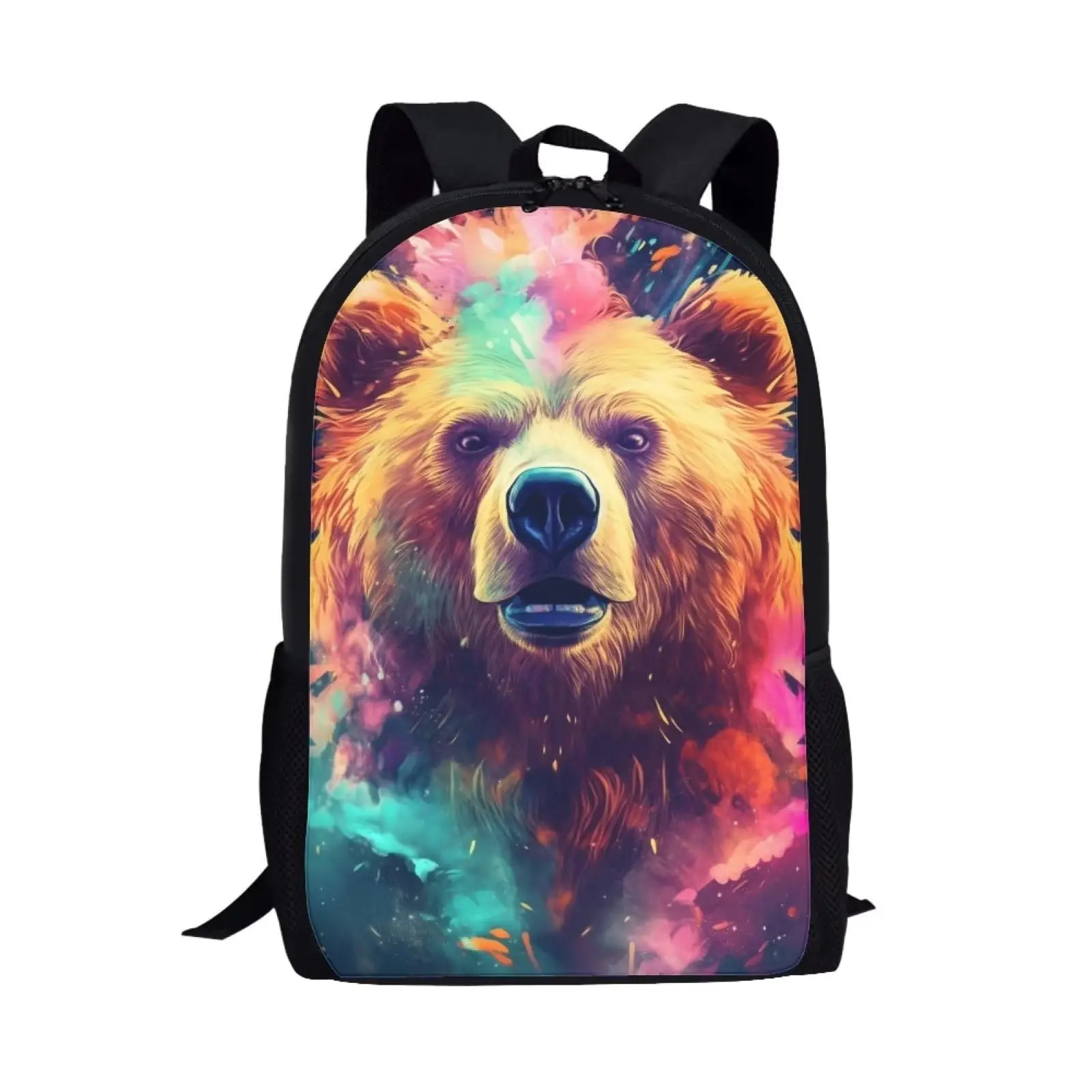 Sac à dos Cool Tiger Animal sauvage pour enfants, sac d'école pour adolescents, cartable pour garçons et filles, sacs de jour de randonnée, voyage, école, camping, 16"