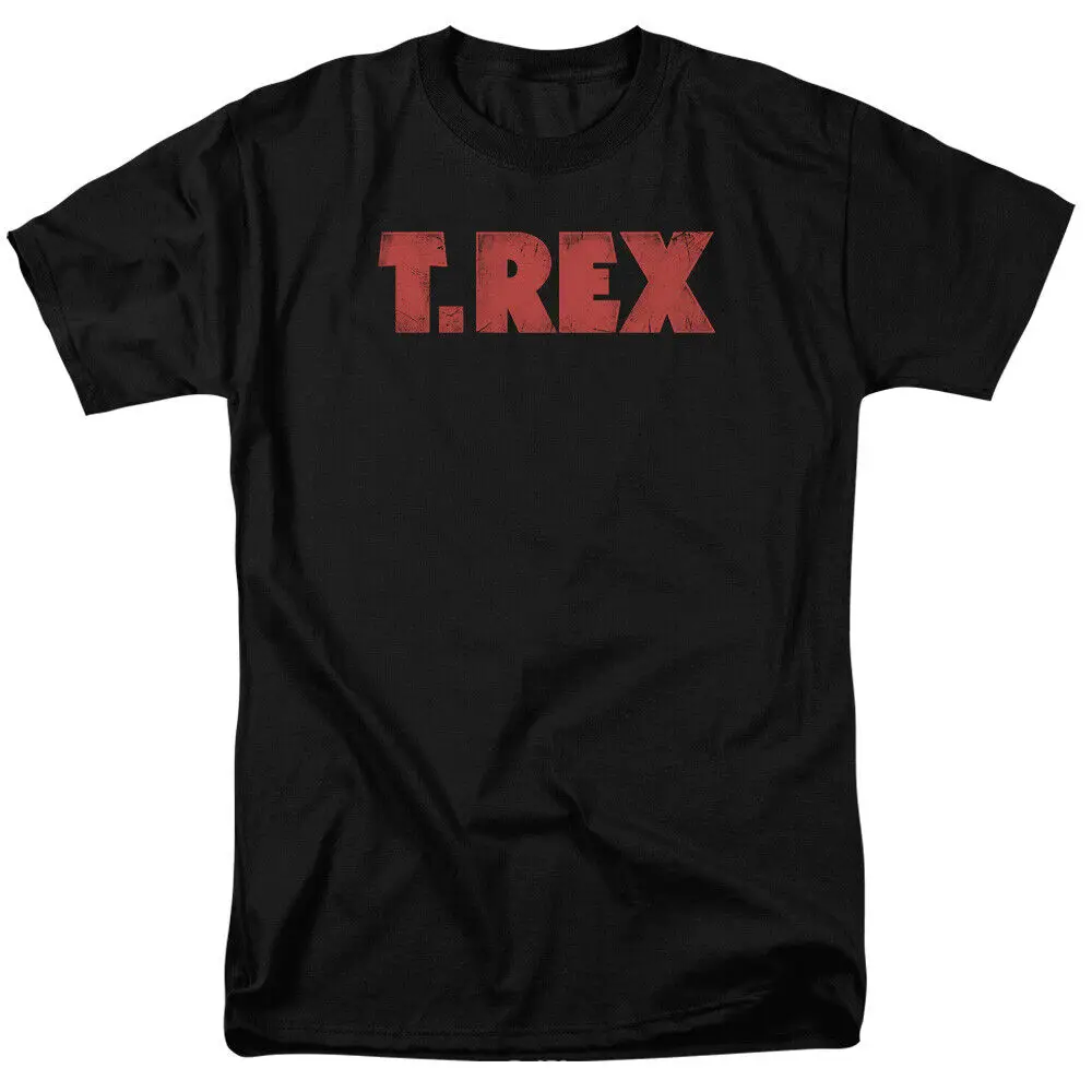 T Rex Logo Shirt Licensed Classic Rock N Roll Psychedelic Folk Black