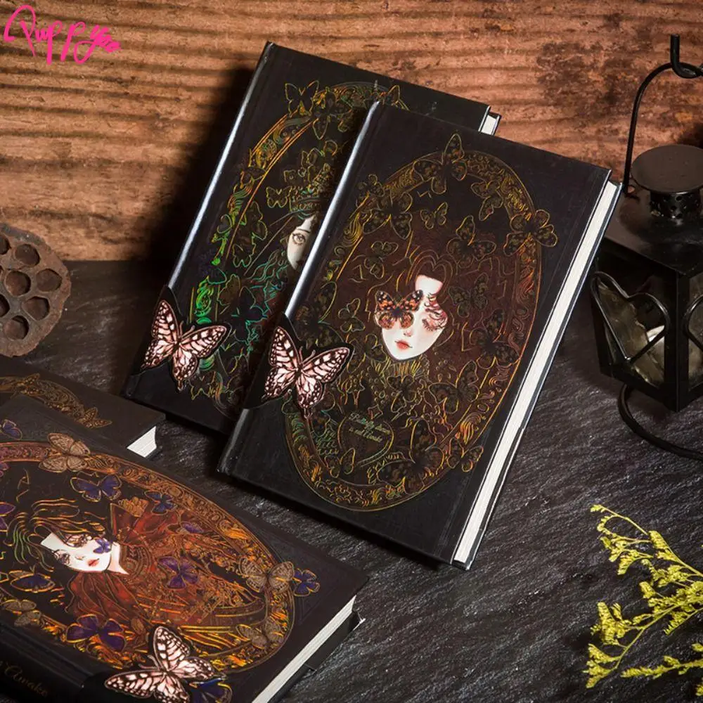 Gift Hand Ledger Gothic Notebook Retro Vintage Diary Book Hardcover Exquisite Notepad Student