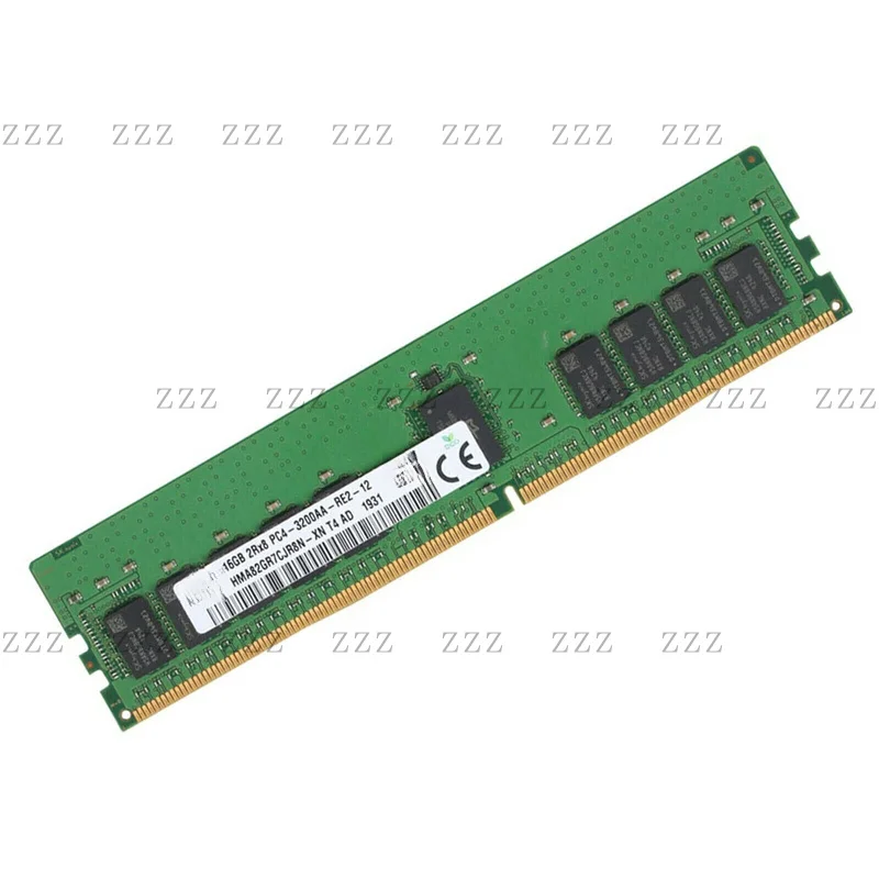 ZZ For SK Hynix 16GB 3200MHz DDR4 ECC DIMM RAM PC4-25600 2RX8 1.2V Server Memory