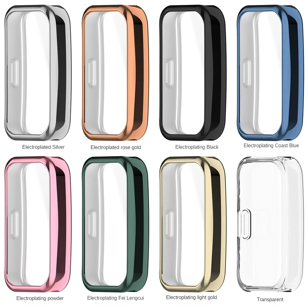 1pc Smart Watch Screen Protector Case For HUAWEI Band 8 Smart Accessories Scratch Resistant Overall Protective Shell Bumper