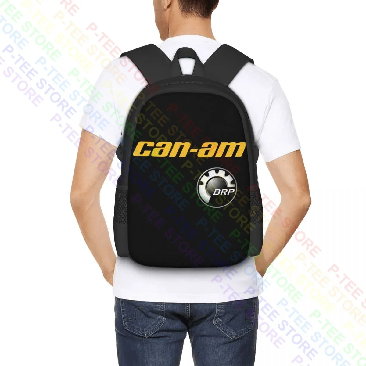 Can Am Brp LogoBackpack Large Capacity Gym 3d Printing