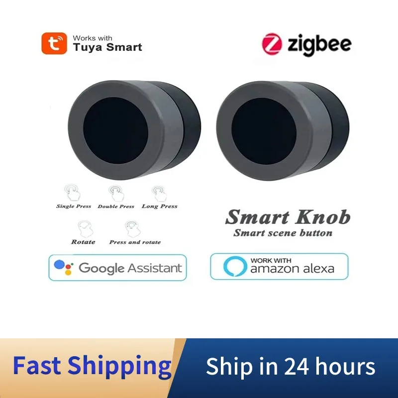 Tuya button or Key Zigbee knob situational smart switch Smart home casual paste wireless remote dimmer switch