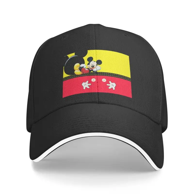 Custom Mickey Mouse Minnie Baseball Cap Women Men Personalized Adjustable Unisex Anime Cartoon Dad Hat Spring