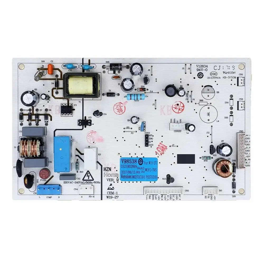 

Материнская плата для холодильника, плата управления PCB, модель W19-27C, 0321802899, оригинал