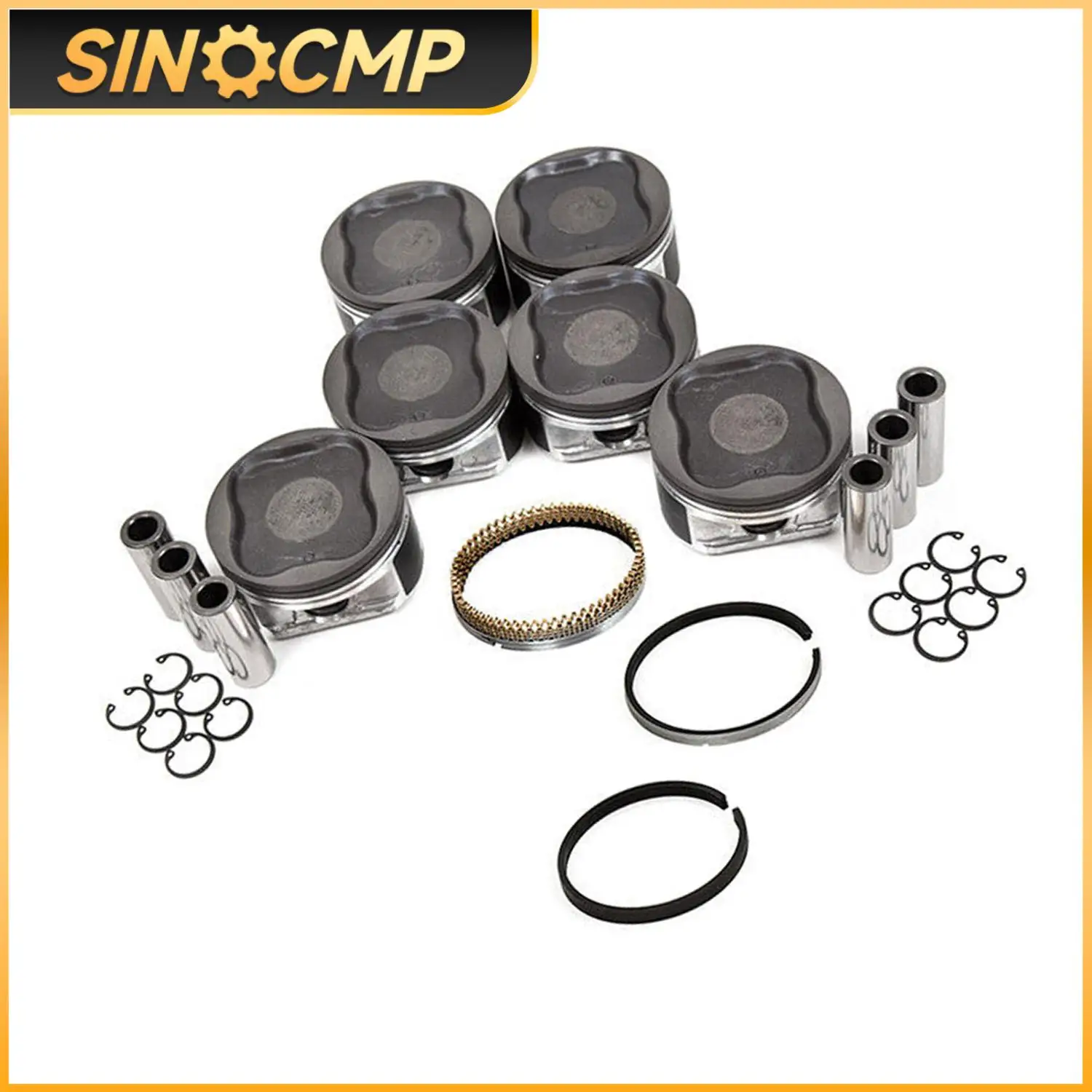 

1set Piston & piston ring kit for 03-09 Toyota 4Runner FJ Cruiser Tacoma 4.0 1GRFE 13101-31120-A0 13101-31030 MA-4216945975