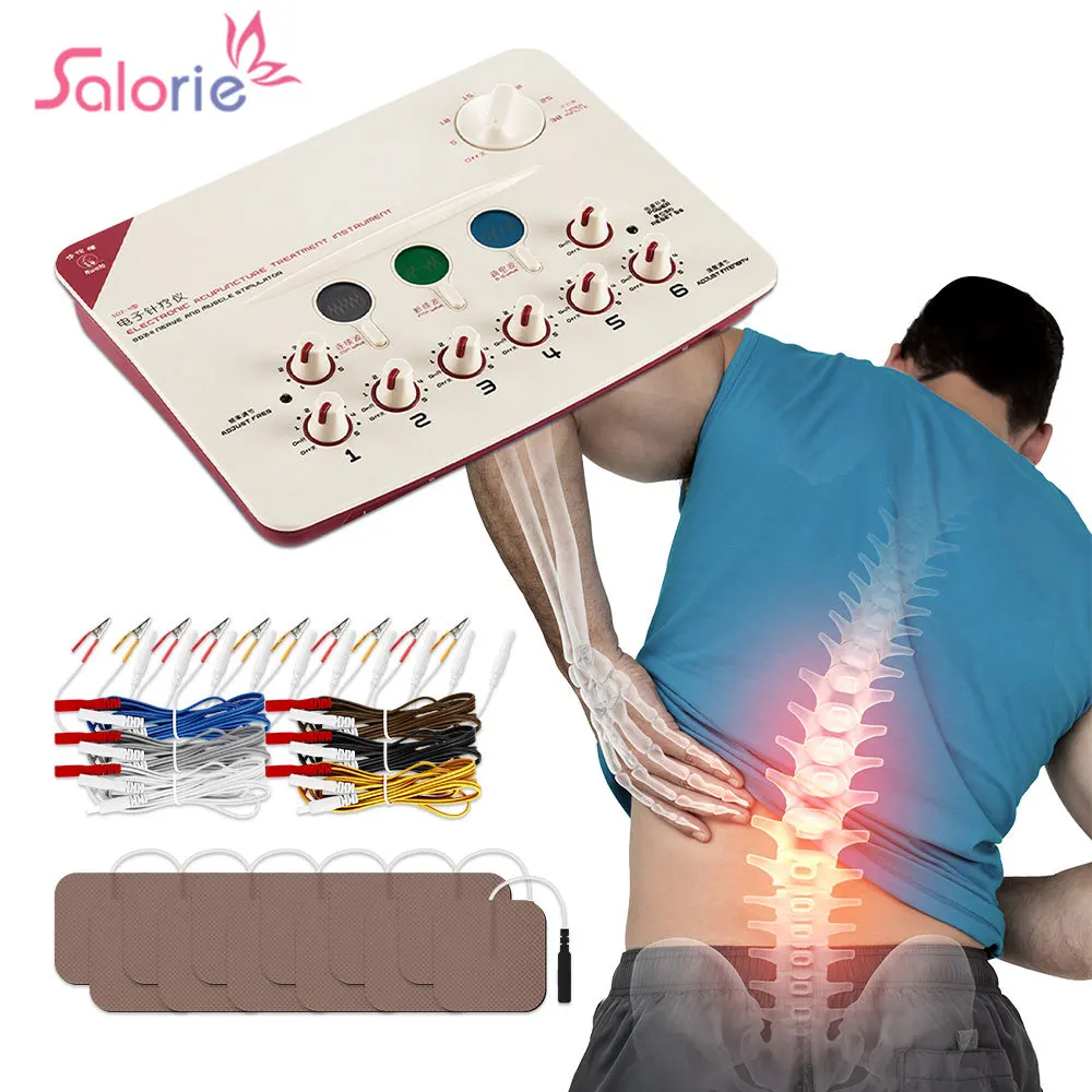 Electric EMS Electroacupuncture Acupuncture Muscle Stimulator Low Frequency Body Massage Device Tens Massage Relax Physiotherapy