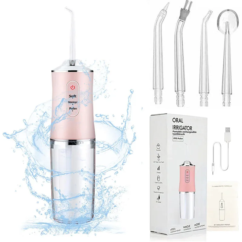 

Ipx7 Waterproof Toothbrush Combo Replacement Tips Teeth Cleaning Retainer Cleaner Electric Oral Irrigator Water Dental Flosser