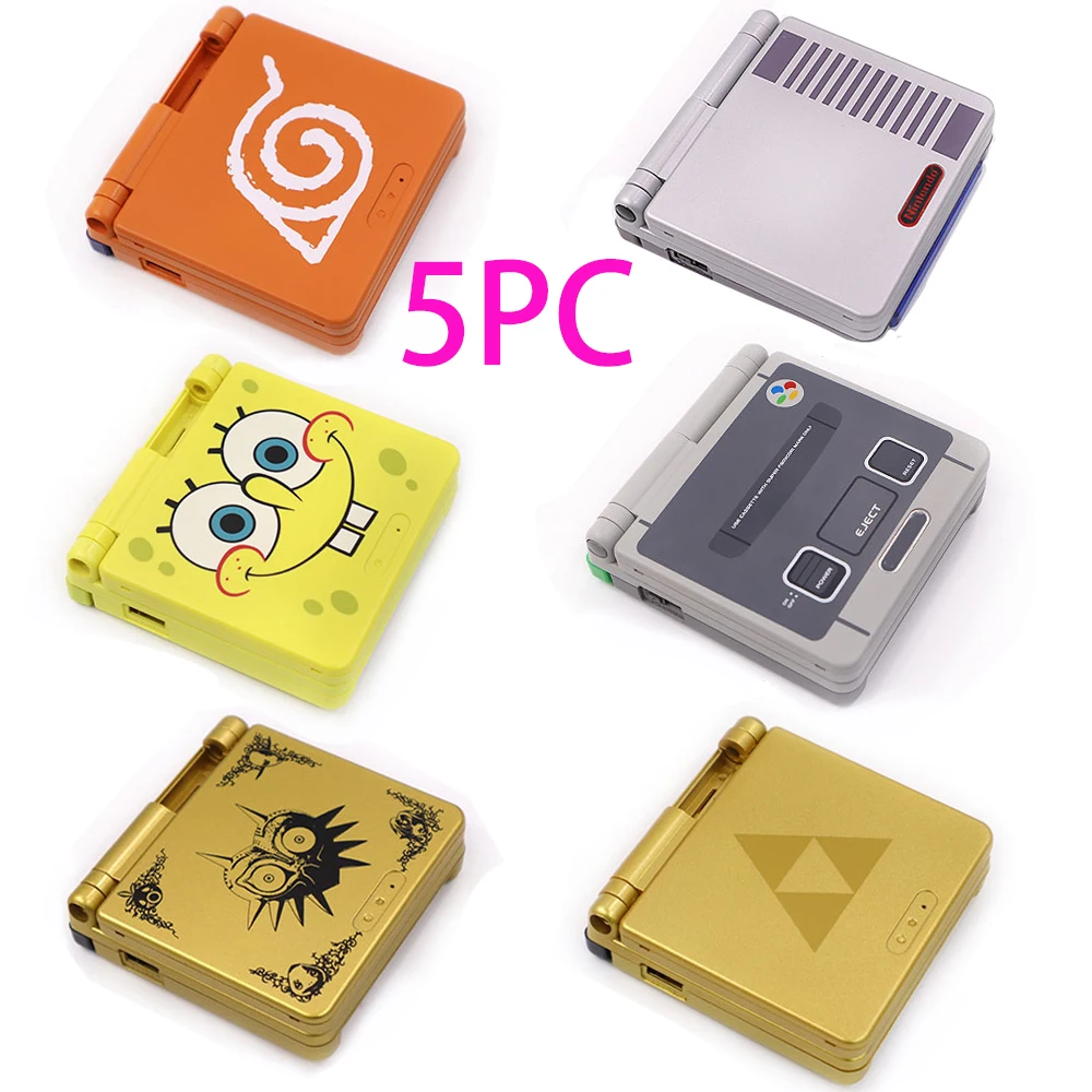 

5PC Replacement Housing Shell Case W/Button For Nintendo Gameboy Advance SP GBA SP