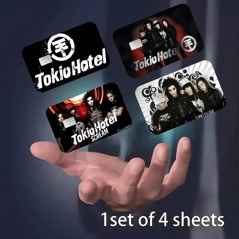 Tokio Hotel Rock Band Anmie غطاء جلدي لبطاقة الائتمان وبطاقة الخصم الأمامية #6