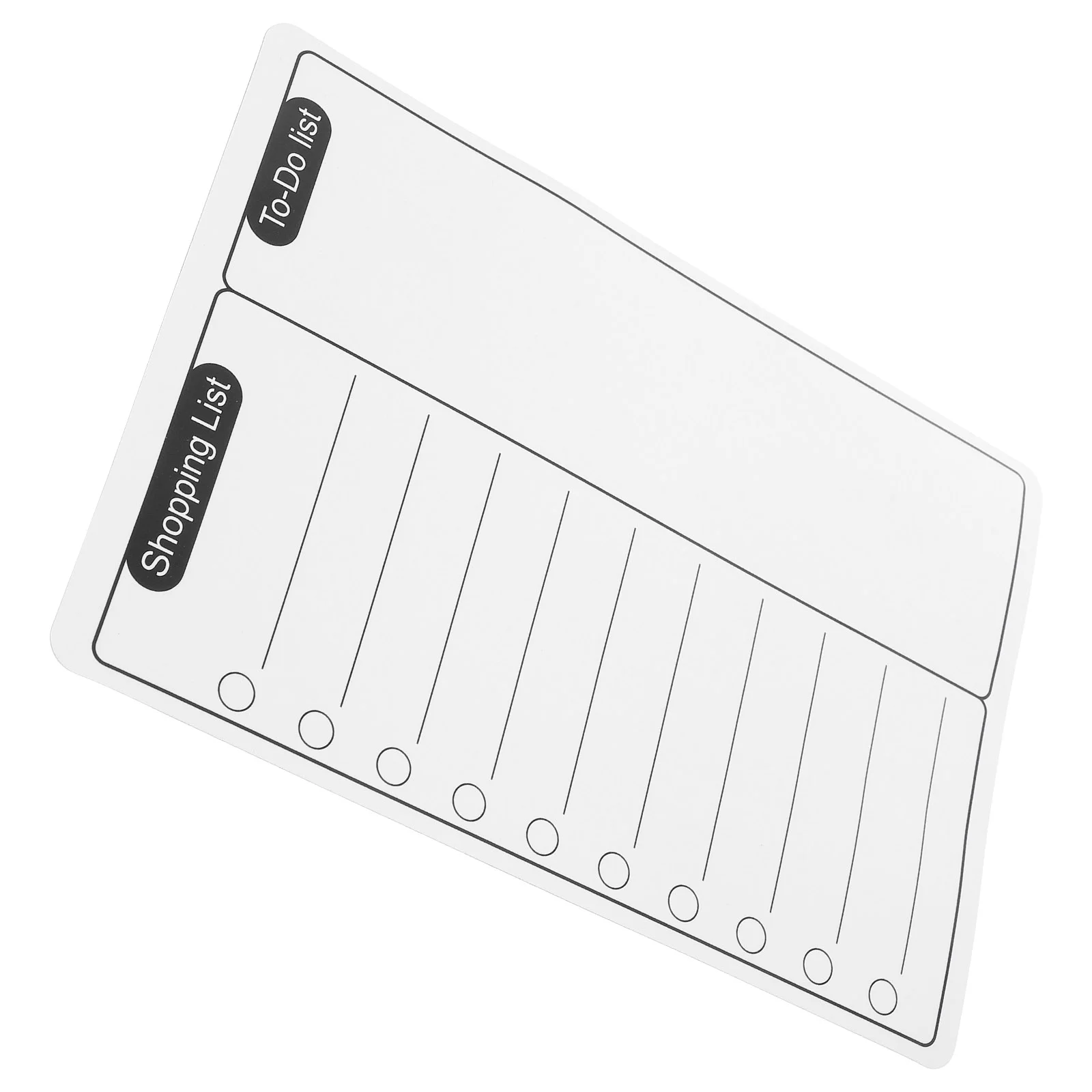 Message Board White Magnetic Notepads for Refrigerator Small Blackboard Dry Erase Home The Soft Fridge Shopping