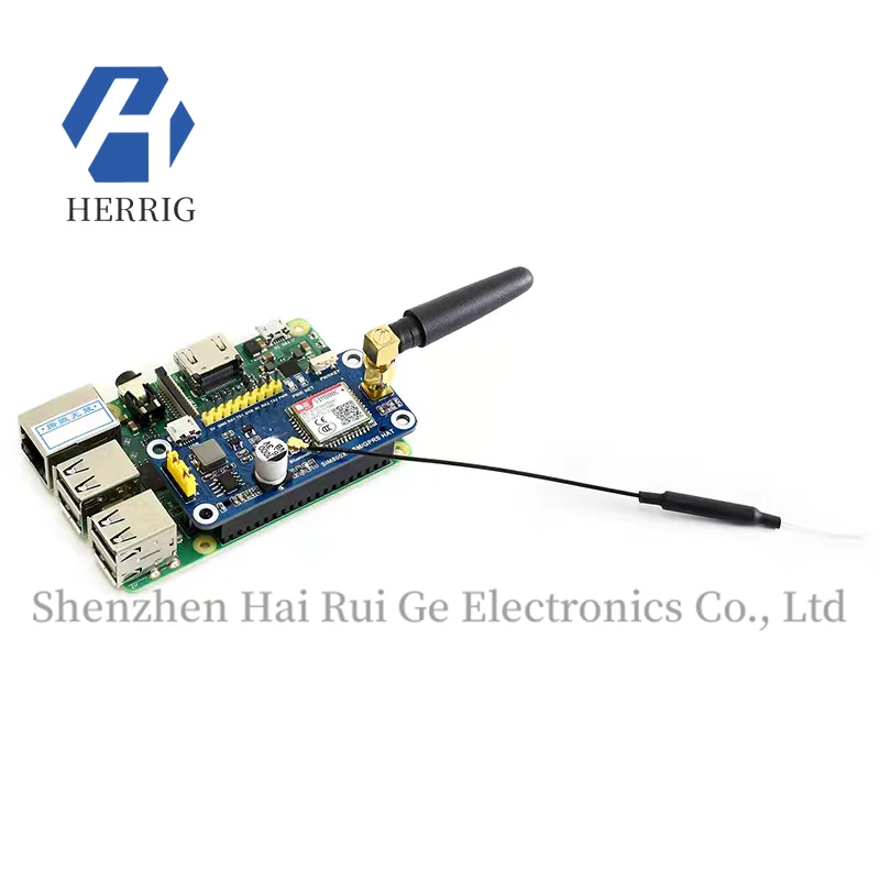 Płytka rozszerzeń Raspberry Pi 4B/Zero GSM/GPRS Moduł internetowy SIM800 SMS