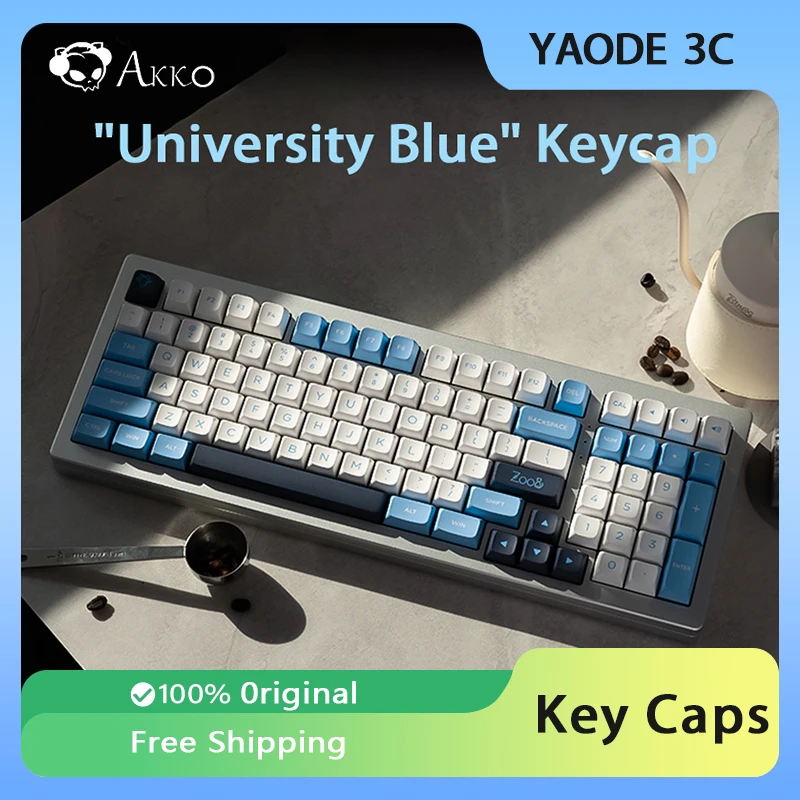 Akko Teclado Mecânico Keycaps Set, Teclado PC Gaming personalizado, Acessórios Gamer, 116 Chaves, 227 Chaves, ASA, Perfil MDA