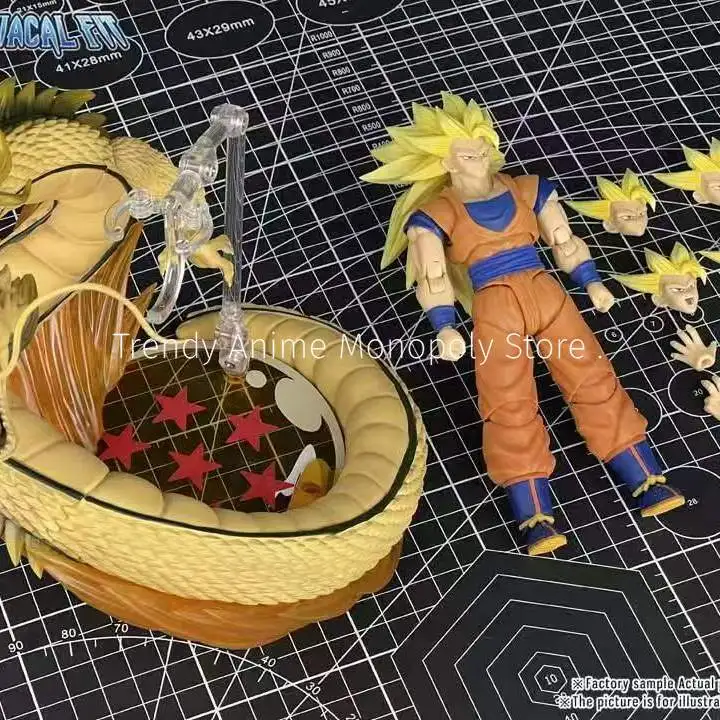 

HOT Demoniacal Fit SSJ3 Goku Figure Dragon Ball Z SHF Super Saiyan Goku Figurine Dragon Blaster Action Figures Model Toys Gifts