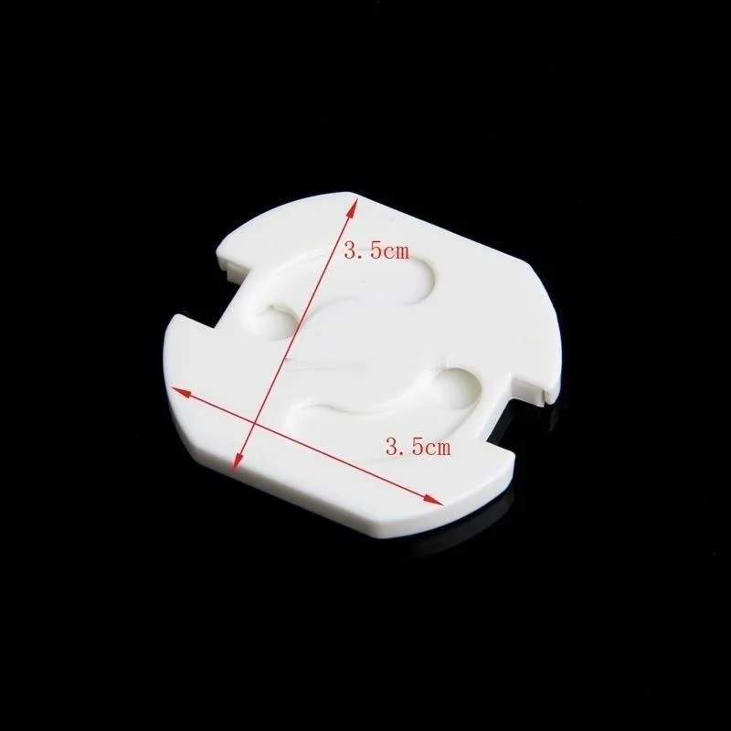 10 Pcs EU Socket Safety Plugs Rotatable Cover Anti Electric Shock Protector Child Electrical Outlet Guard Home Safety Supplies