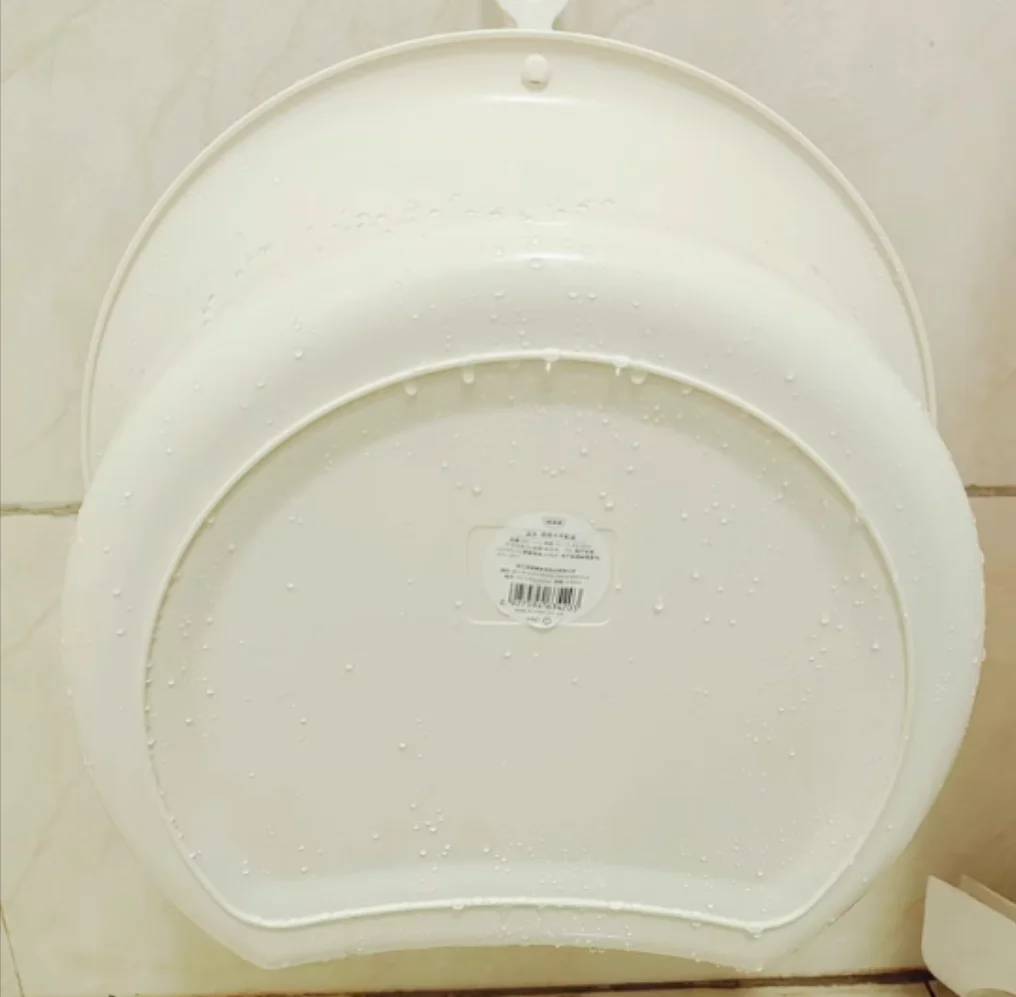 Small Student Dormitory Washbasin, Baby Washbasin, Children's Small Basin, Household Round White Cartoon Round Basin