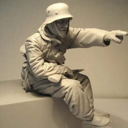 1 / 16 Resin Soldier model Military  white model manual 646