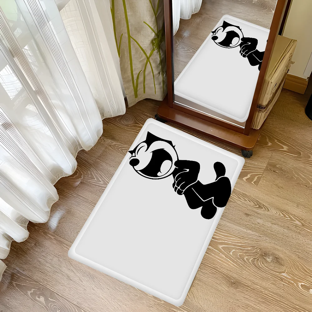 The-F-Felix-C-Cats Floor Mat Bathroom Mat Kids Room Bedroom Decoration Balcony Anti-Slip Doormat Living Room Bedside Area Rugs