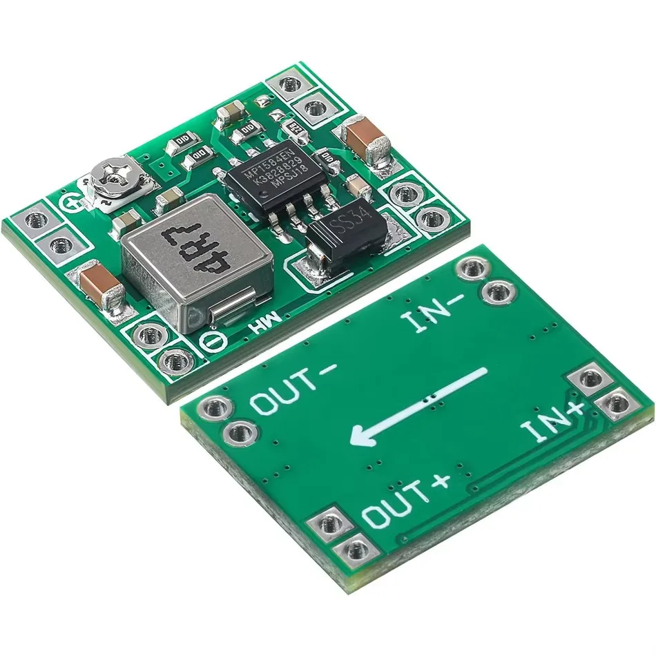 Mini MP1584EN DC-DC Buck Converter 3A Adjustable Power Supply Module 24V to 12V 9V 5V 3V Step-Down Power Module view 3