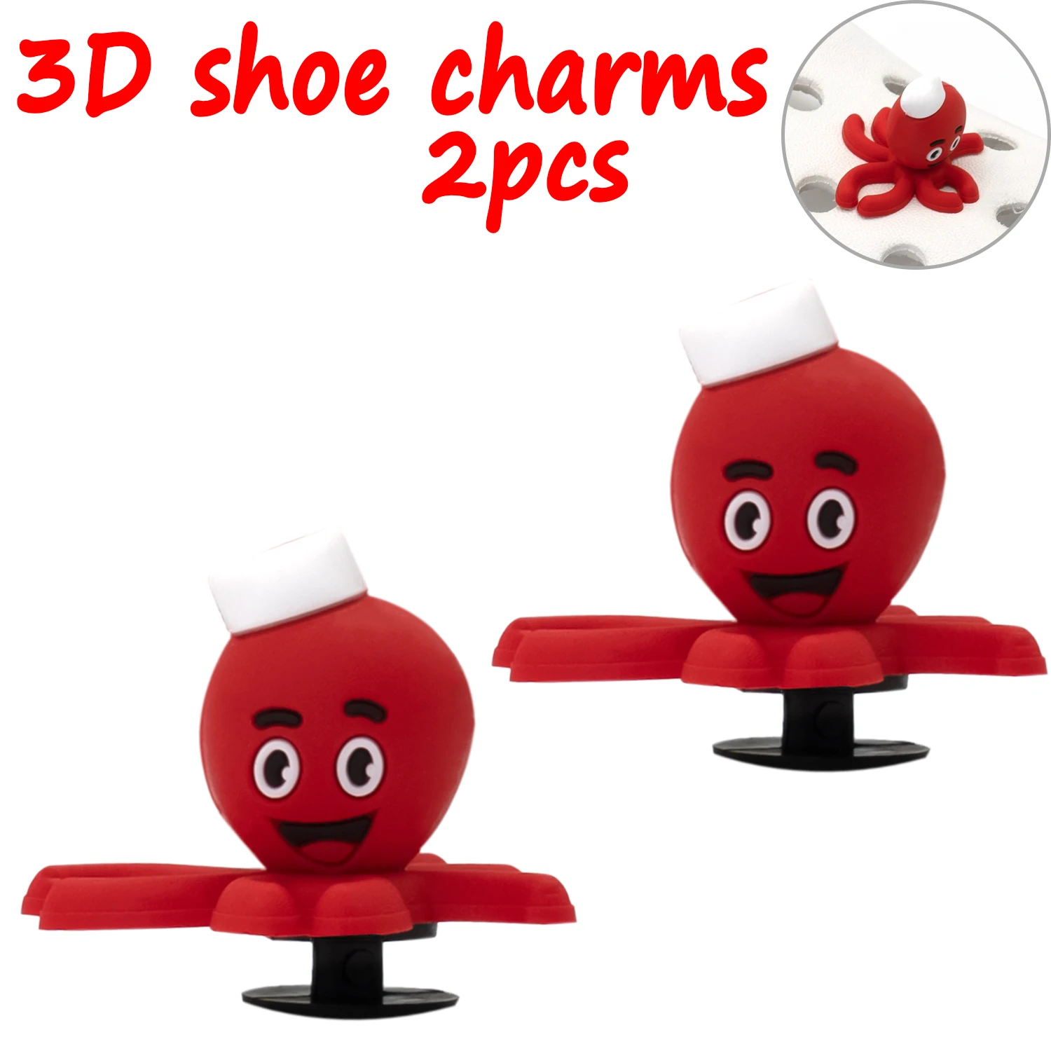 2 Stück 3D niedliche Tier-Schuhanhänger, Ente, Biene, Dinosaurier, Hund, Schuhdekorationen, Panda, Kuh, Anstecknadeln für Mädchen, Jungen, Kinder, Geschenke, Clog-Schnalle – Detail 11