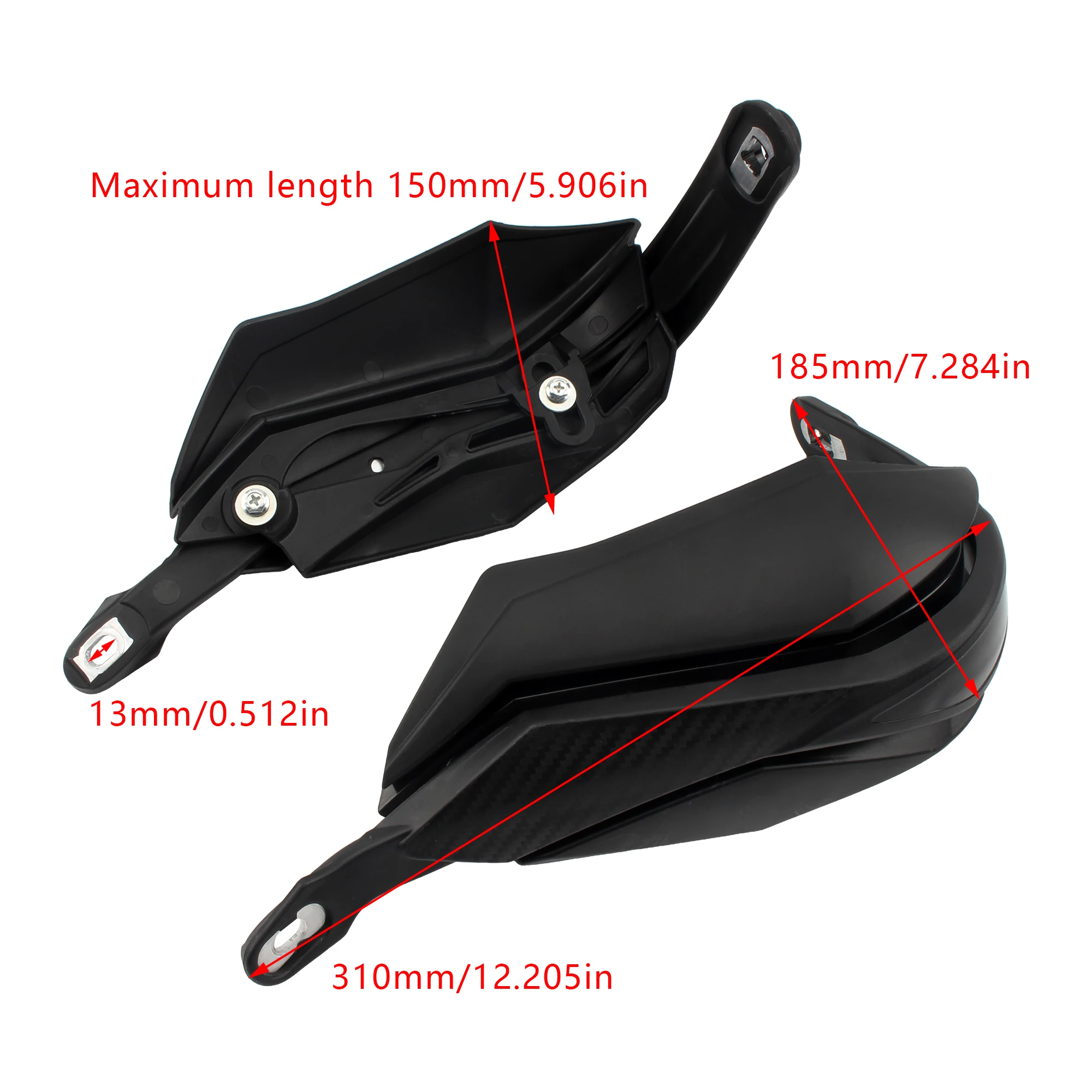 22/28mm 7/8" Universal Motocross Hand Guards Handguards 1 1/8" Adjustable for KTM Honda Yamaha Dirt Pit Bike Motorcycle Parts - Image 2
