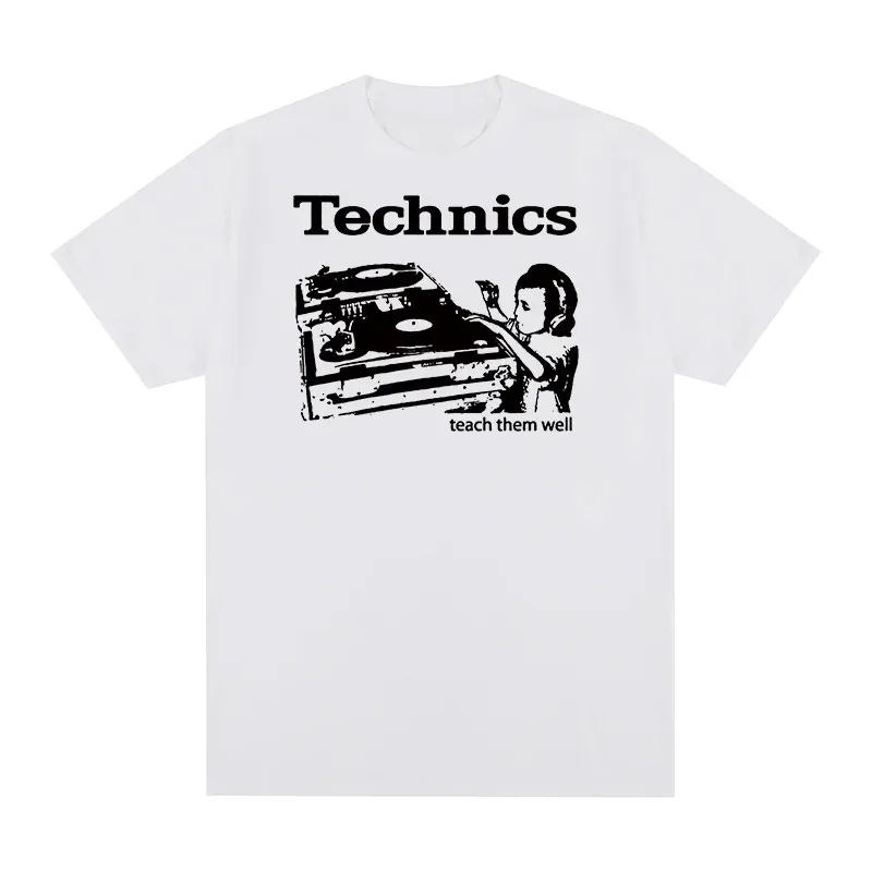 Dj & Electronic Music Themed Tech T-Shirt — 100% Cotton Unisex New Arrival Tee,…