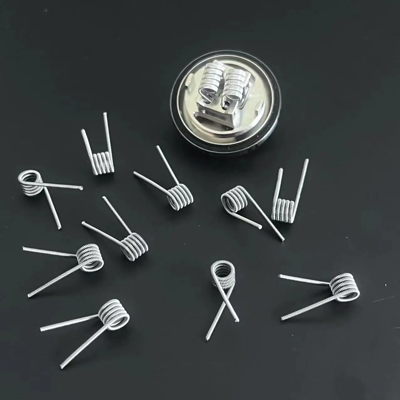 100-10 Stuks 3Mm Diameter Dl/Dtl/Rdl Diy Versieren Buitenaardse Voorgebouwde Spiraal A1/Ka1 Weerstand Clapton Draden Accessoire