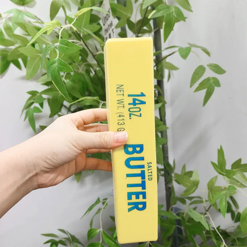 Big Size Butter Stick Fidget Toys Squishy Elastic Cheese Stick Funny Decompression Stress Anxiety Relief Squeeze Prank Toy Relax view 3
