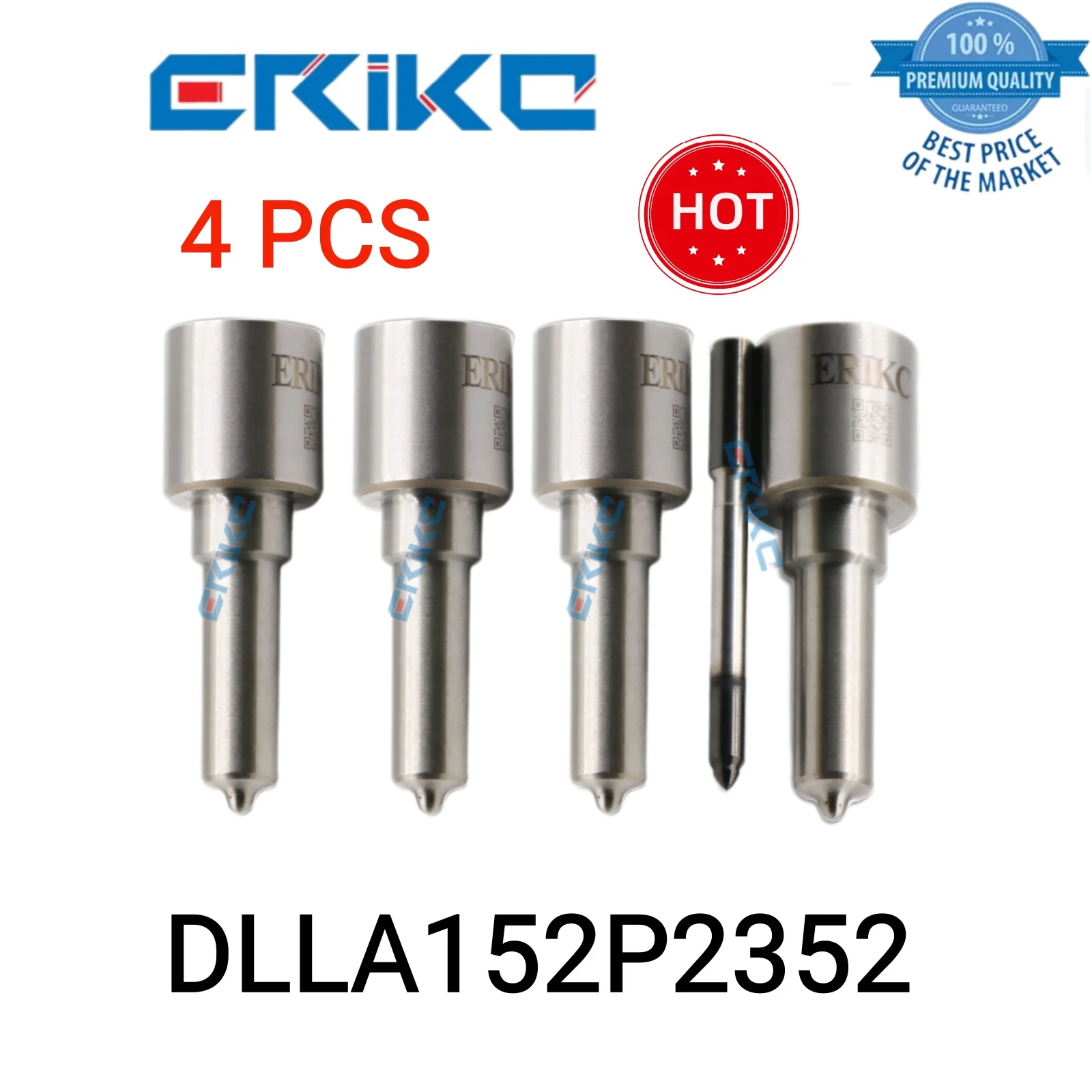 

4 PCS DLLA152P2352 Auto Spare Part Nozzle DLLA 152 P 2352 Injector Nozzle DLLA 152P2352 Diesel Fuel Dispenser Nozzle