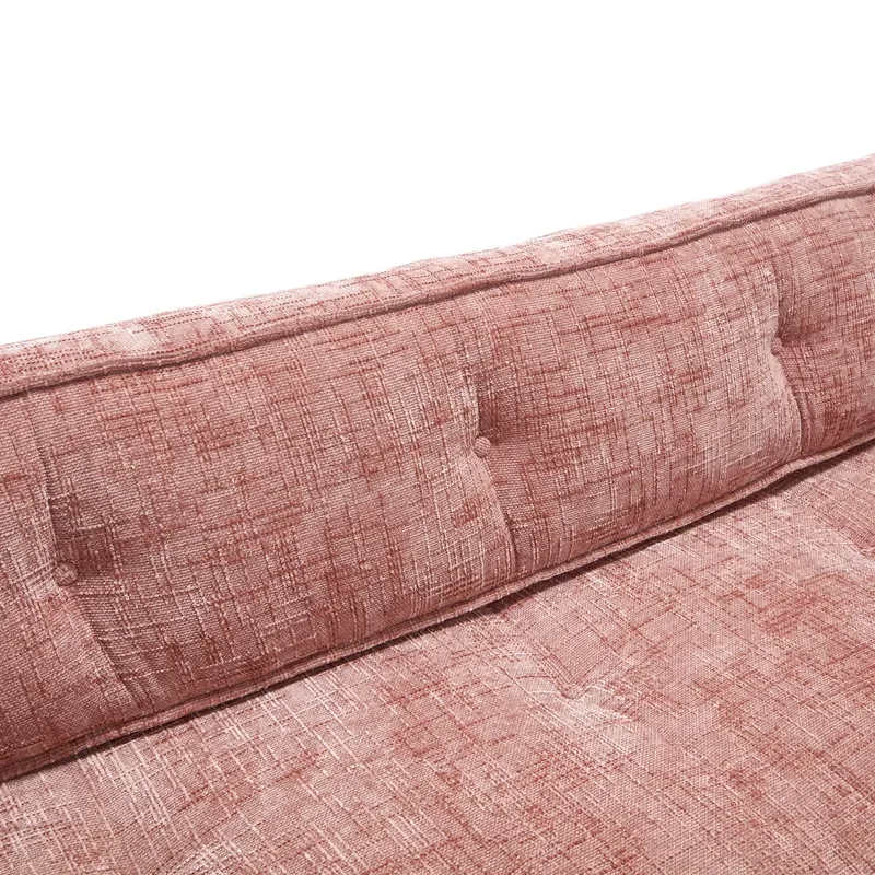 Modular Corduroy Sofa Bed Retro Medieval Style Washable Cover Tatami Straight Sectional Couch for Living Room Double Triple