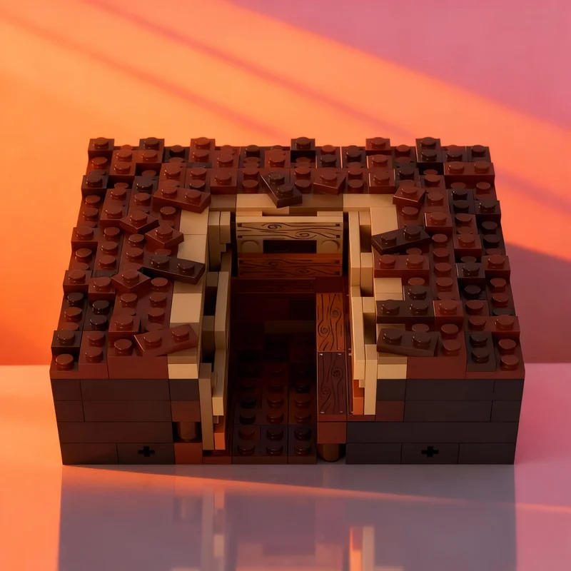 

345pcs MOC Modular Streetscape Trench End Firestep Model Building Blocks Christmas Gifts Architecture Toy DIY Idea Brick