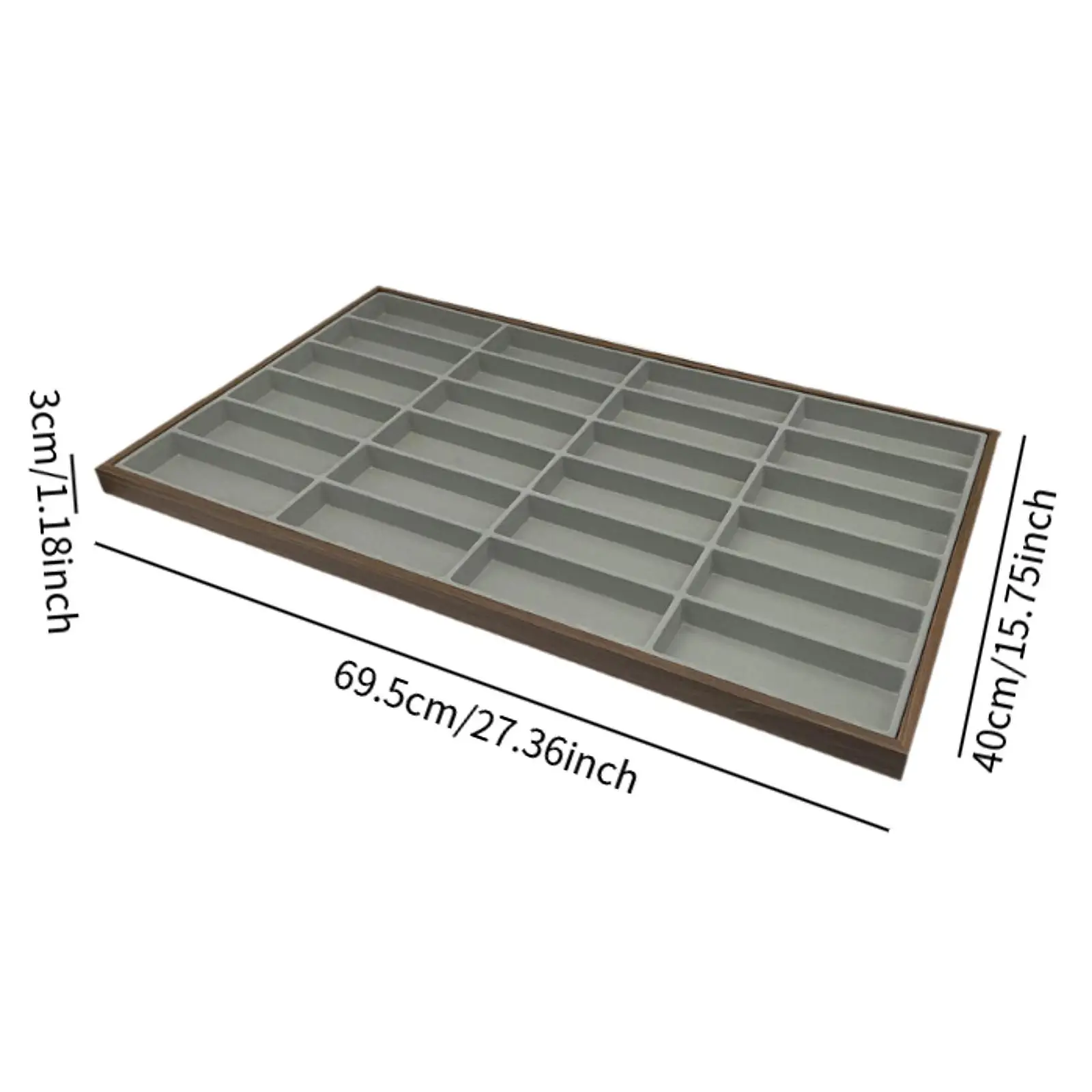علبة عرض النظارات صندوق منظم النظارات المحمول القابل للتكديس للنظارات الشمسية وقلادة الخرز للاستخدام المنزلي الشخصي #6