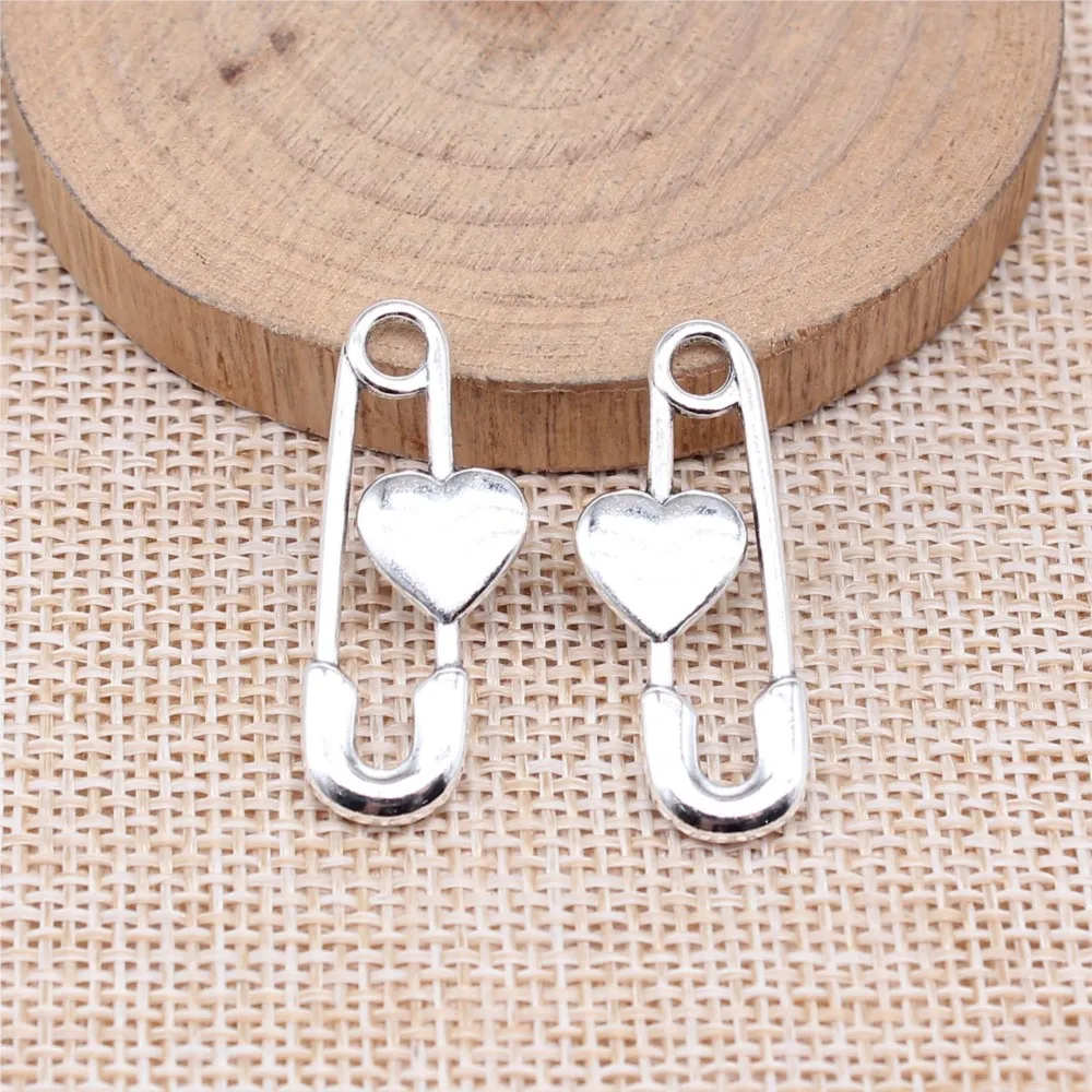 

20 шт./лот, классическая брошь «Любовь», подвески, брелок, кулон для DIY, браслеты ручной работы, ожерелье, серьги, ювелирные изделия, аксессуары для рукоделия