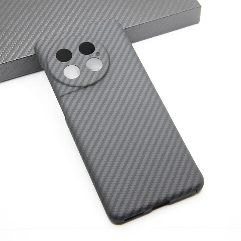 ZXKE Carbon Fiber Phone Case For OnePlus11 1+11 Cover Thin And High-strength Aramid Fiber Protective Shell