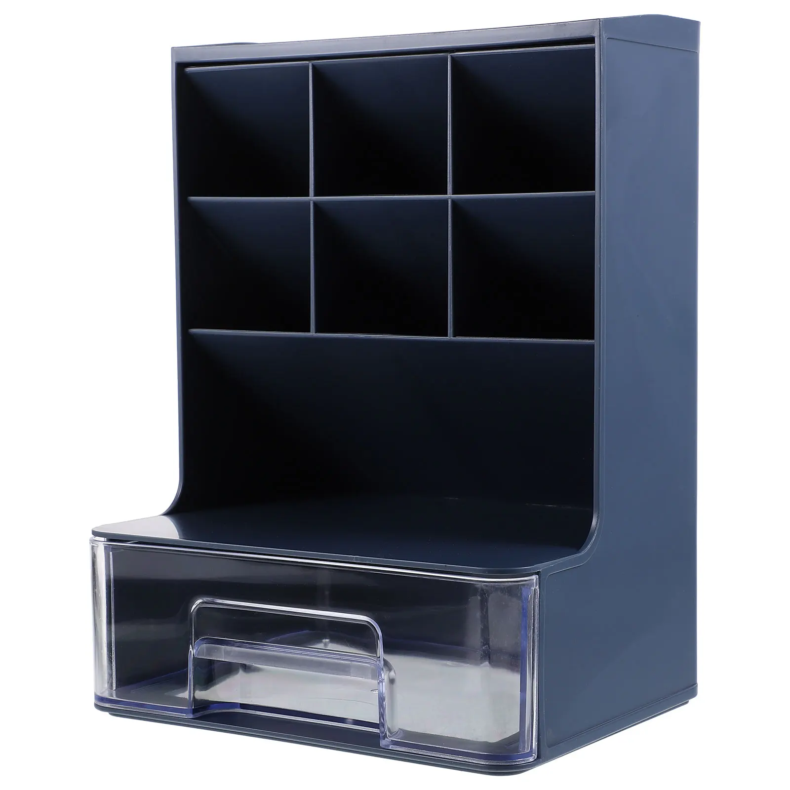 

Desk Stationery Storage Pen Holder Office Organizer Accessories Plastic Multi-functional Desktop Box Student Supplies