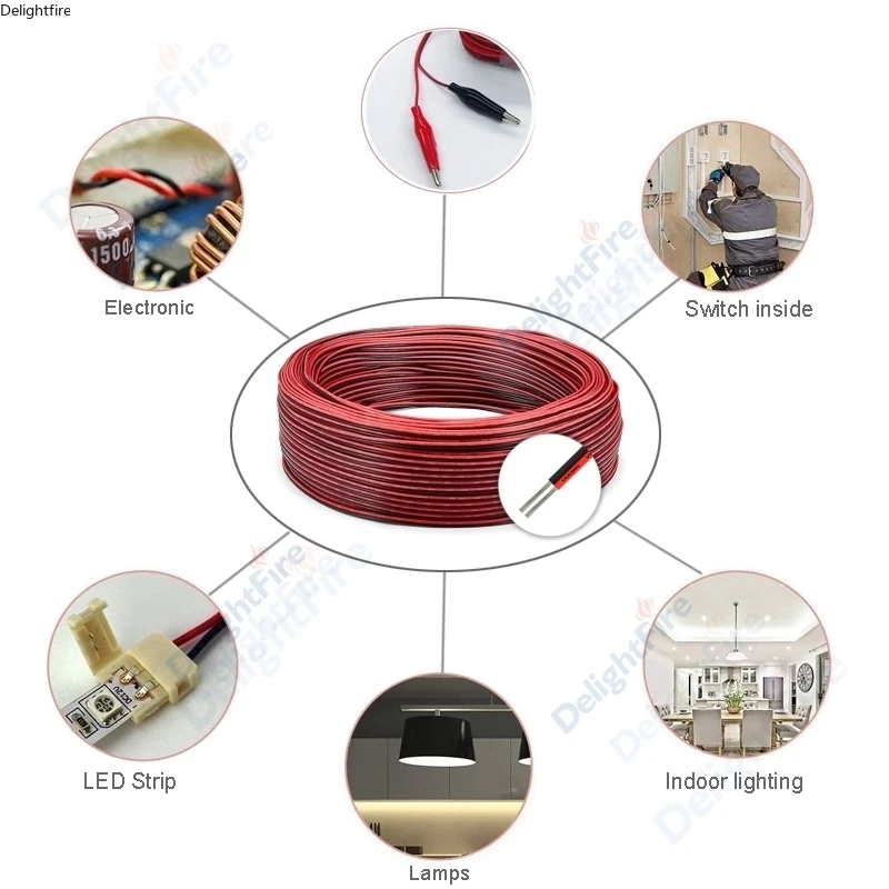 2 4 دبوس LED سلك 3 5 6 الأساسية 18 20 22 AWG موصل من نوع جيه إس تي تمديد 12 فولت كابل كهربائي ل WS2812 WS2811 RGB LED قطاع السيارات الصوت #6